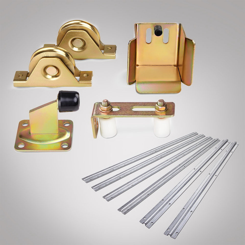 Sliding Gate Roller Guide Track Stopper Hardware Kit