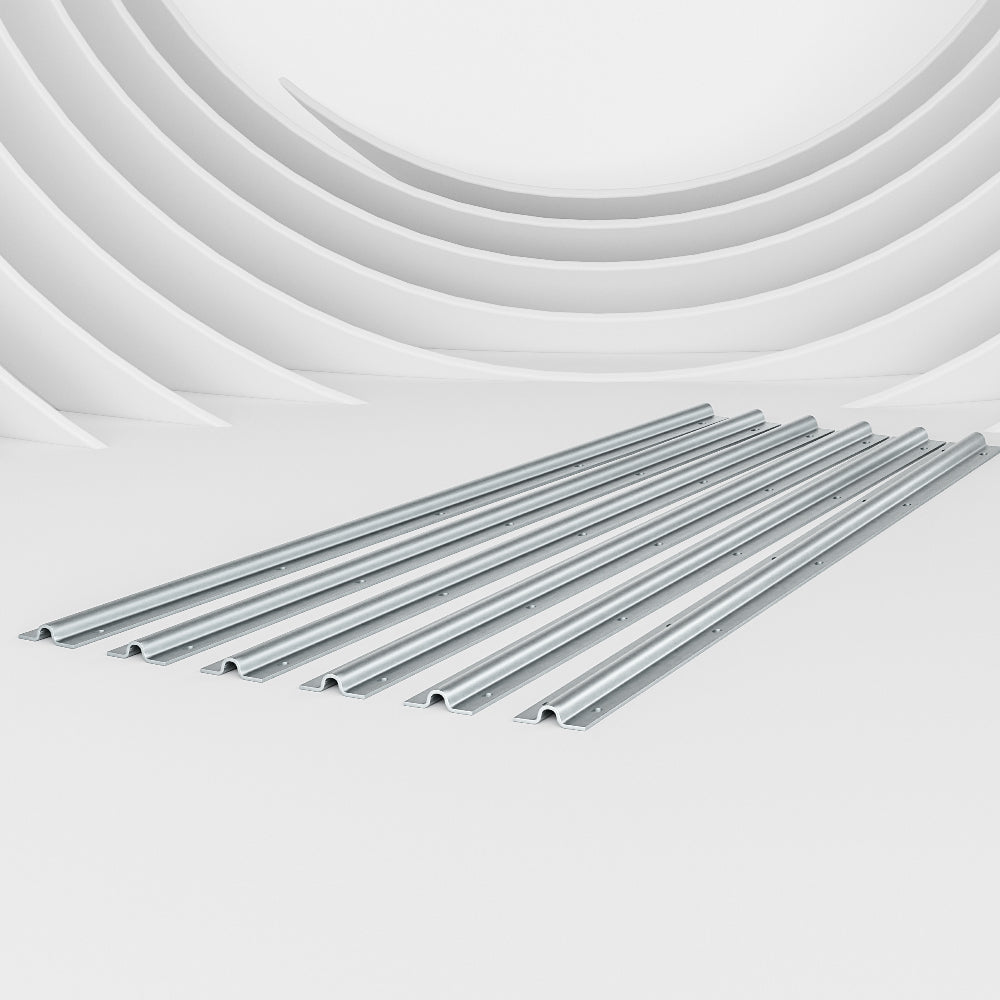 LockMaster Sliding Gate Ground Track 6M Galvanised Kit