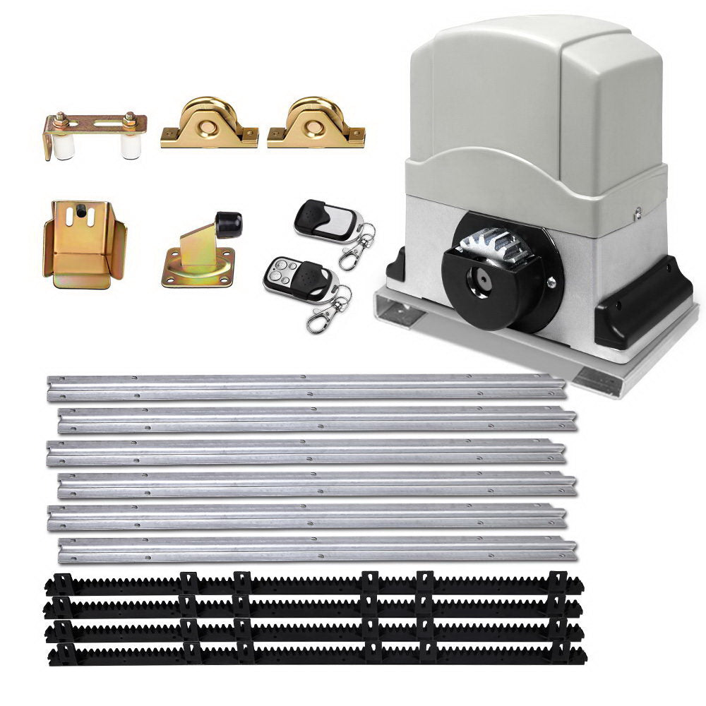 LockMaster 4M Electric Sliding Gate Opener 1200KG Kit