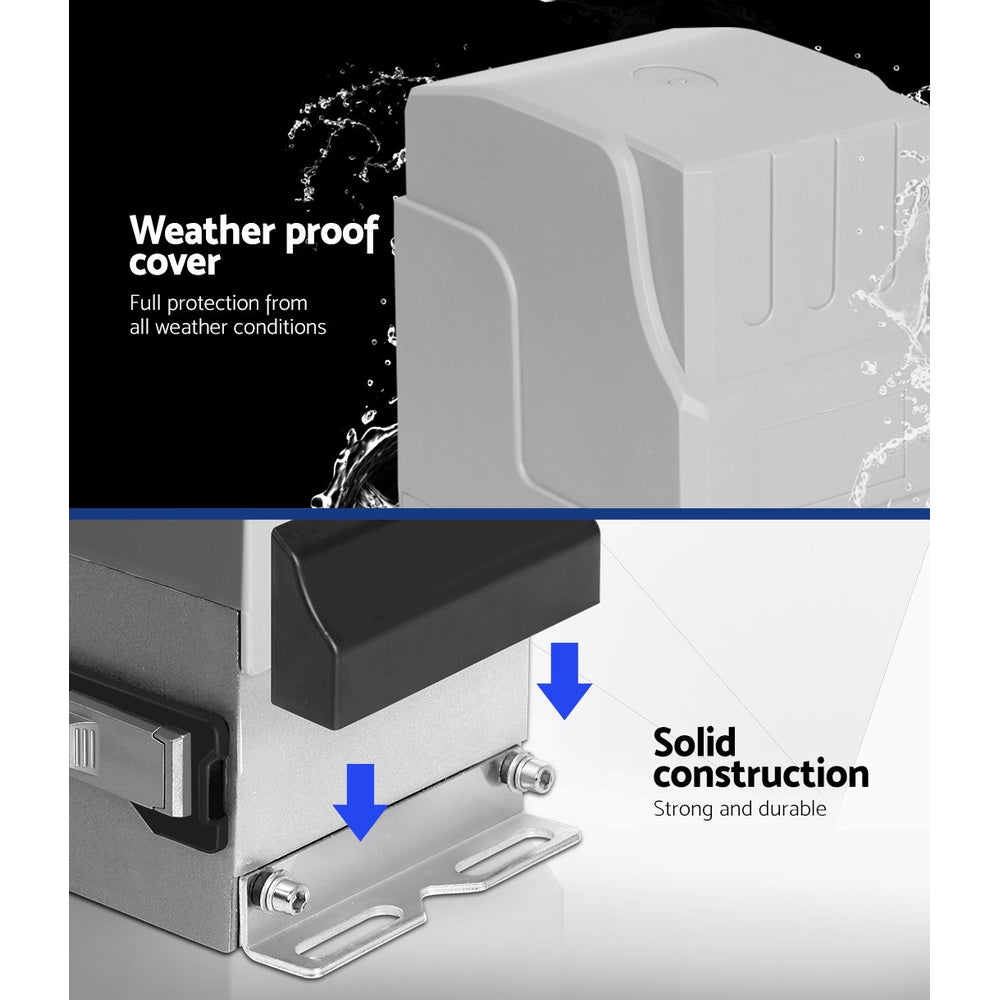 LockMaster 6m Electric Sliding Gate Opener 1800KG Keypad