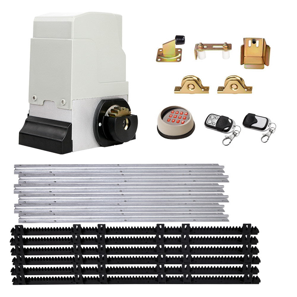 LockMaster 6m Electric Sliding Gate Opener 1800KG Keypad