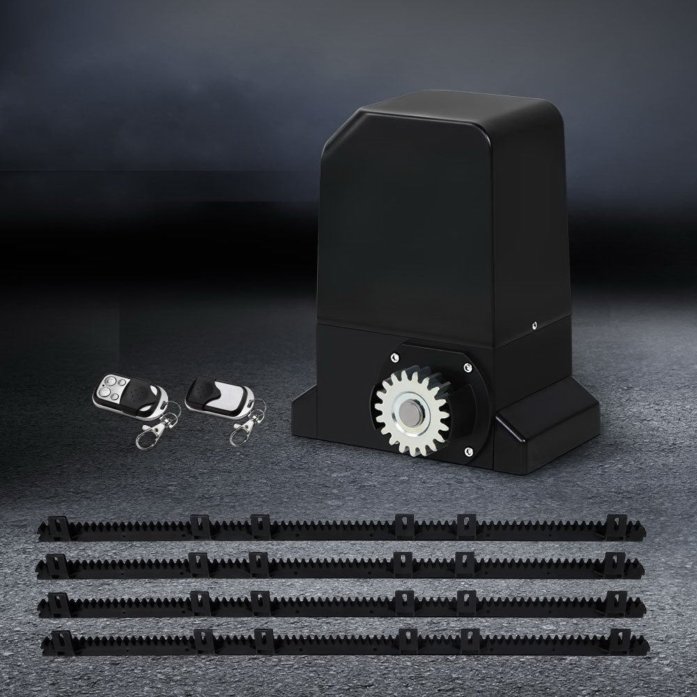 Lockmaster 4M Automatic Sliding Gate Opener Kit 1000KG Capacity