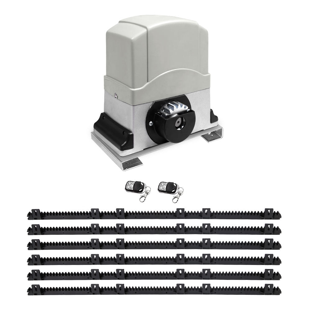 LockMaster 1200KG Electric Sliding Gate Opener 6M Rails
