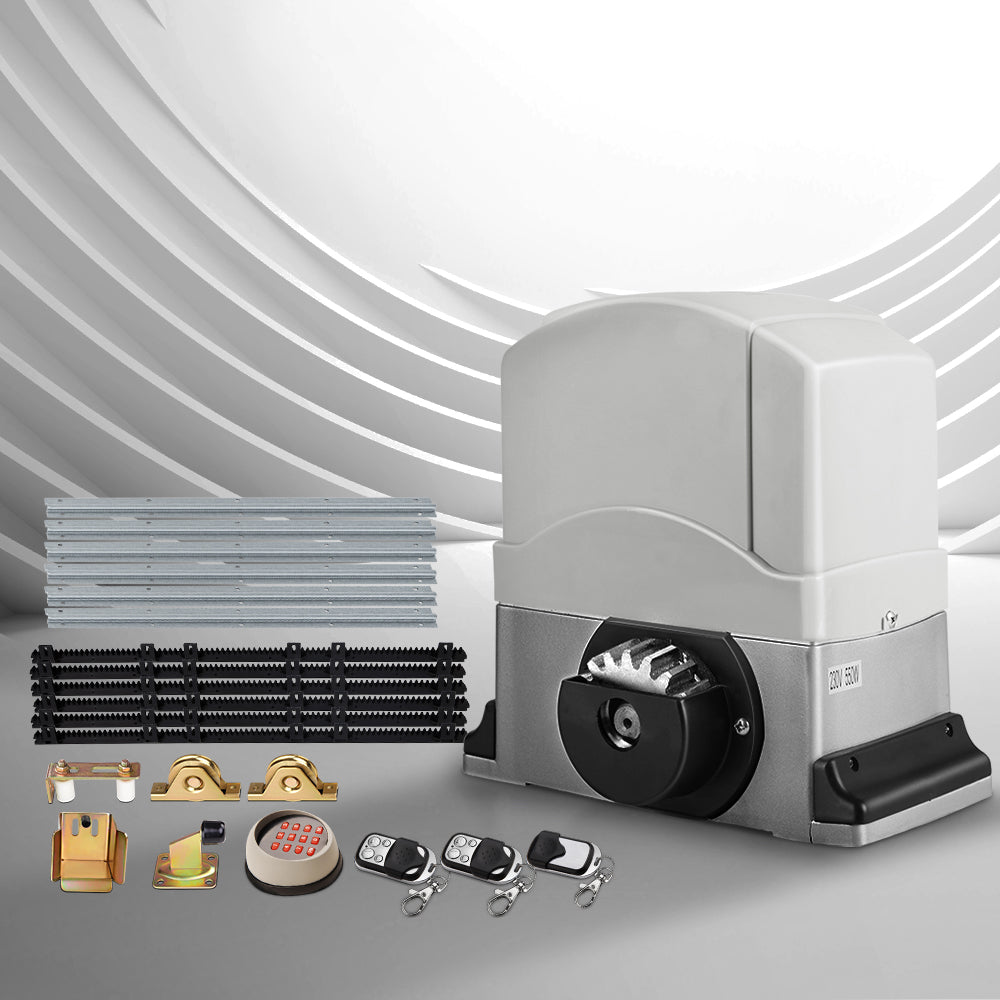 LockMaster 800KG 6M Electric Sliding Gate Opener Kit