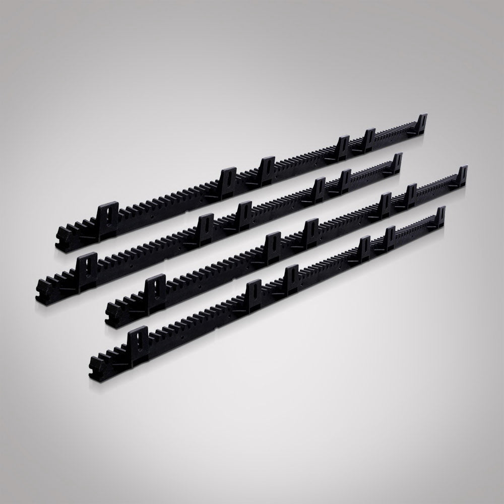 LockMaster Sliding Gate Opener Rack Kit Heavy Duty Electric Black