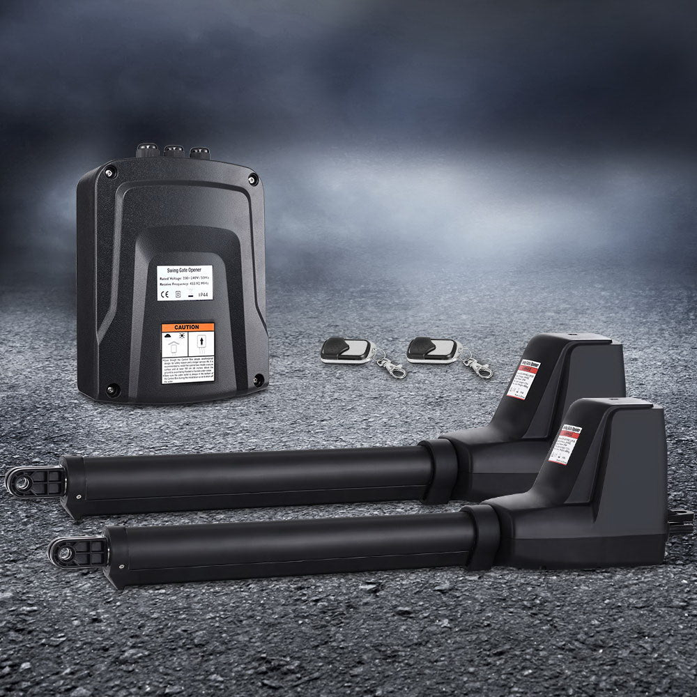 LockMaster Double Swing Gate Opener Kit 800KG Remote Control