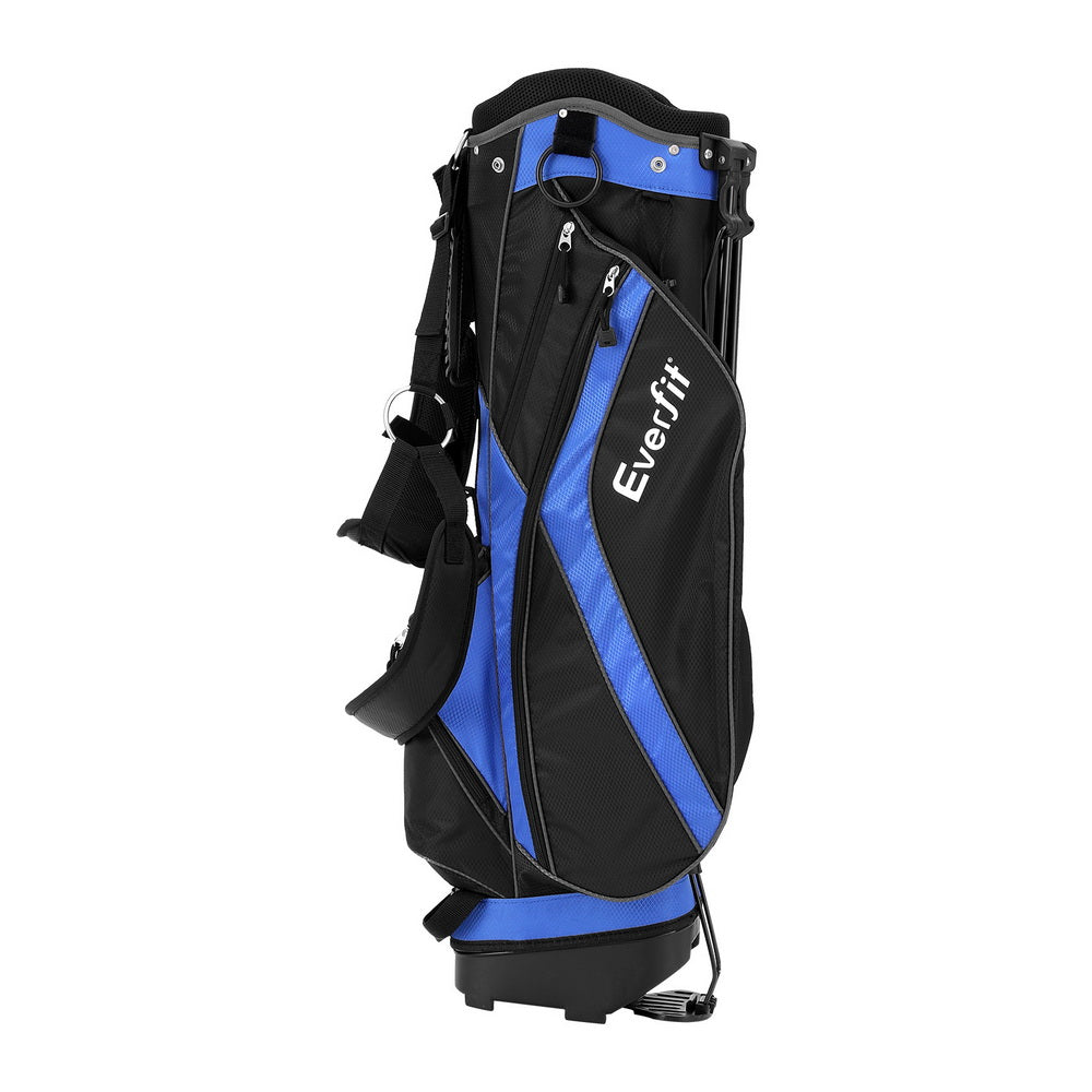 Everfit 6-Way Divider Golf Bag Stand Insulated Black/Blue