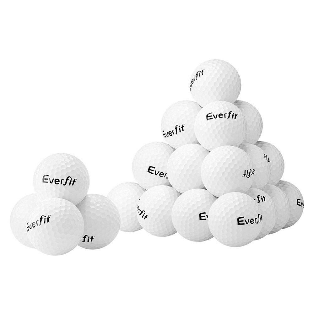 Everfit 24-Pack Reusable Distance Golf Balls Dual-Layer Synthetic