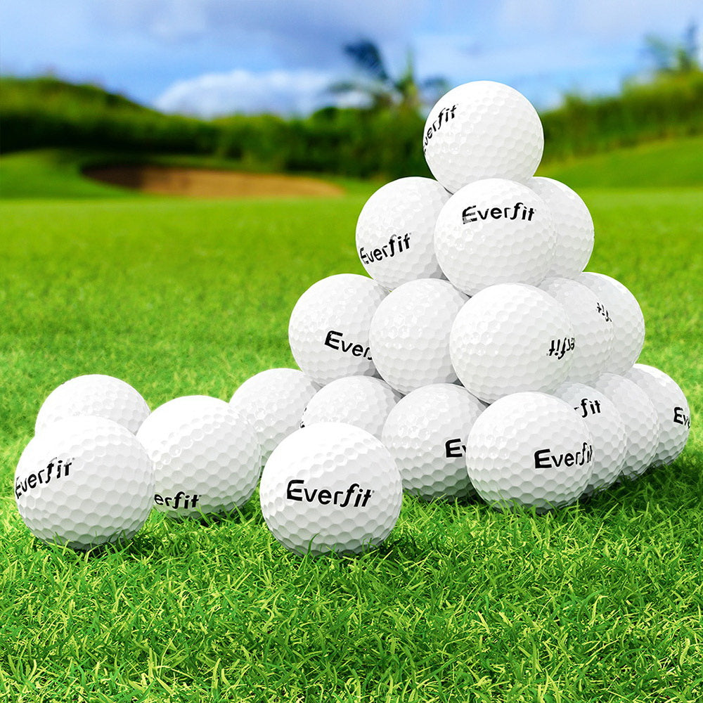 Everfit 24-Pack Reusable Distance Golf Balls Dual-Layer Synthetic