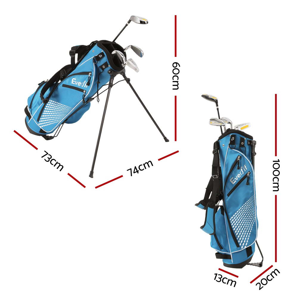 Everfit Junior Golf Club Set Right Handed Black