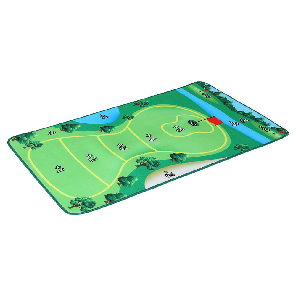 Everfit 22PCS Golf Chipping Game Mat Set Indoor Outdoor Practice Aid