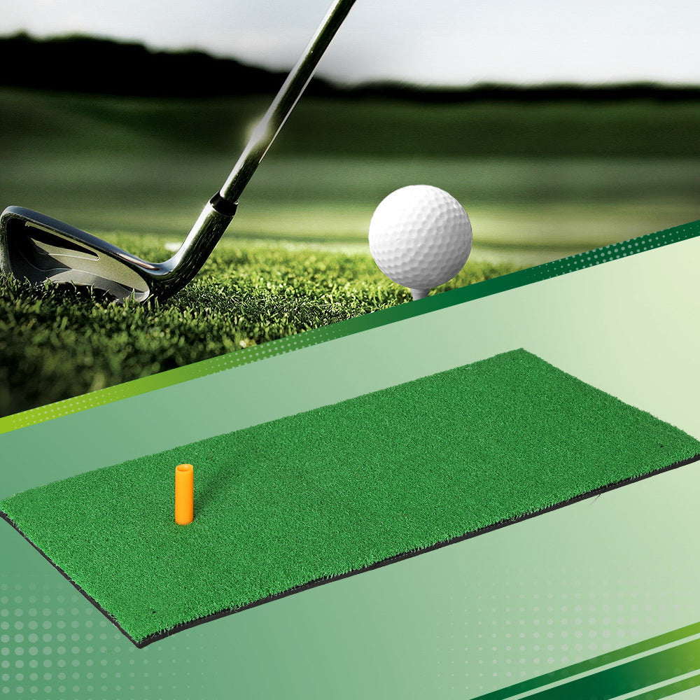 Everfit 60x30cm Golf Hitting Mat Portable Practice Training Aid Green