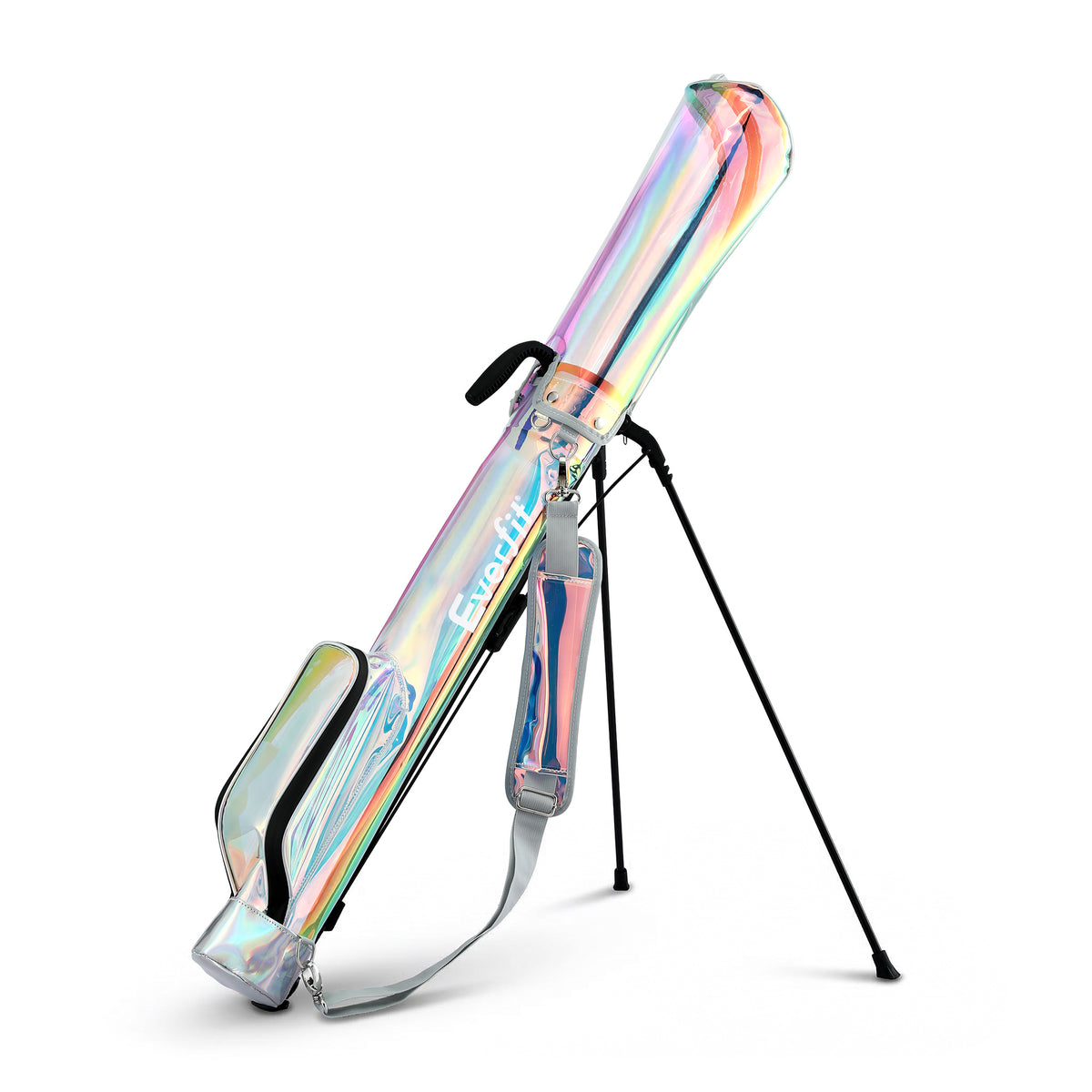 Everfit Golf Stand Bag 5-6 Clubs Lightweight Holographic