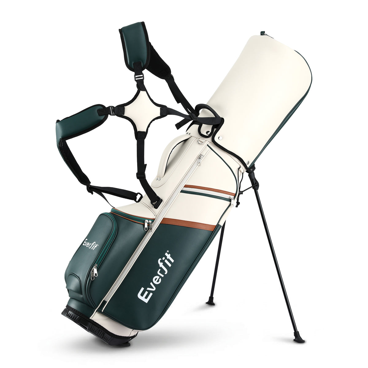 Everfit Golf Stand Bag Lightweight Dual Strap Club Divider