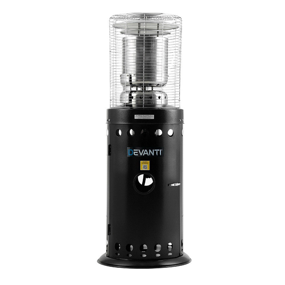 Devanti 10kW Outdoor Gas Patio Heater Black