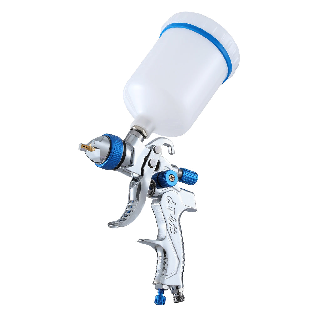 Giantz HVLP Spray Gun Paint Sprayer Gravity Feed 1.4mm 1.7mm 2.0mm Nozzles
