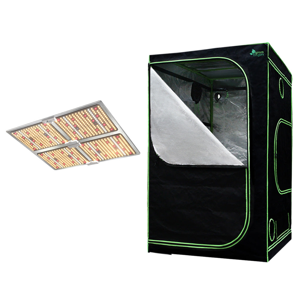 Green Fingers 1x1x2M Grow Tent Kit 4500W LED Full Spectrum