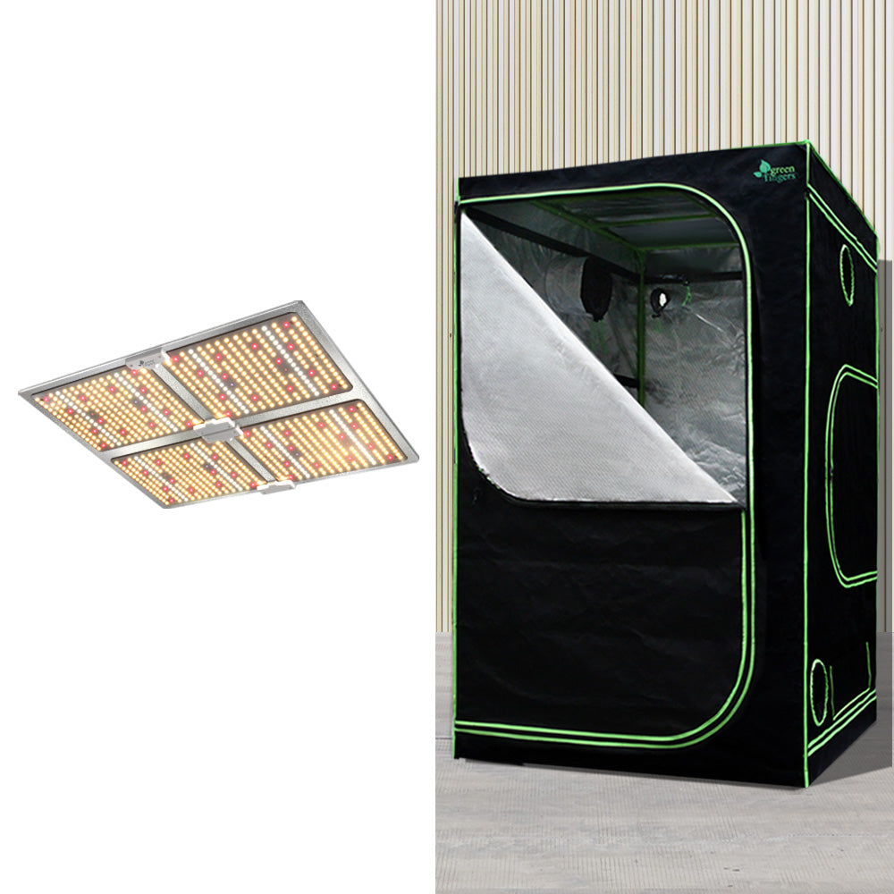 Green Fingers 1x1x2M Grow Tent Kit 4500W LED Full Spectrum