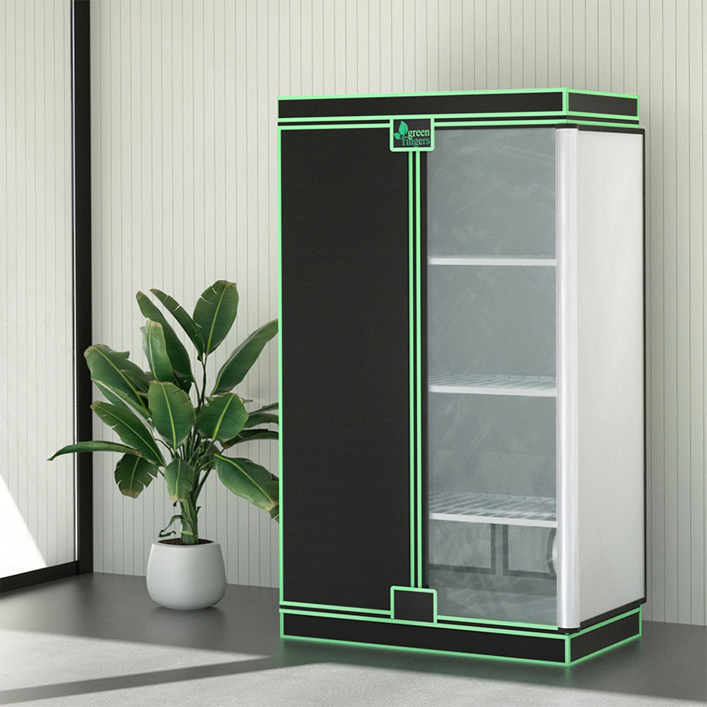 GreenFingers 4-Tier Hydroponic Grow Tent 100x60x180cm Black