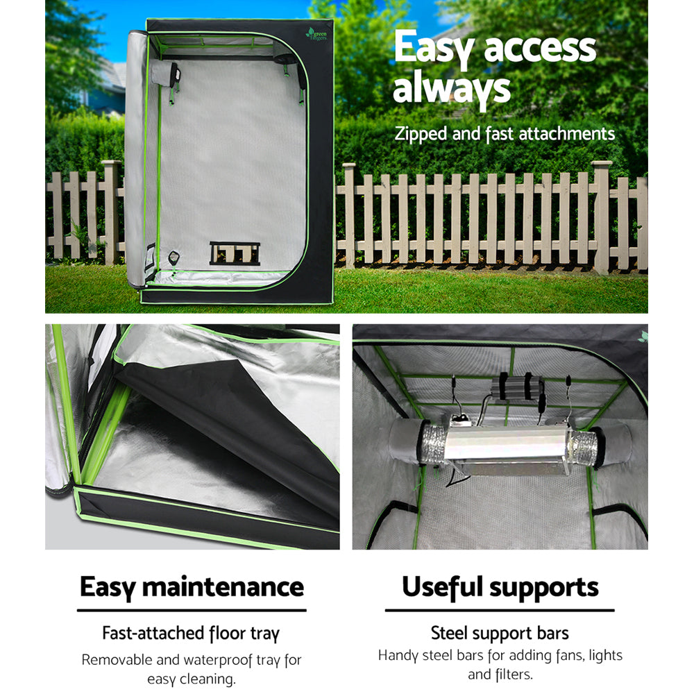 Greenfingers 120x60x180CM Hydroponics Grow Tent 1680D Indoor Plant System
