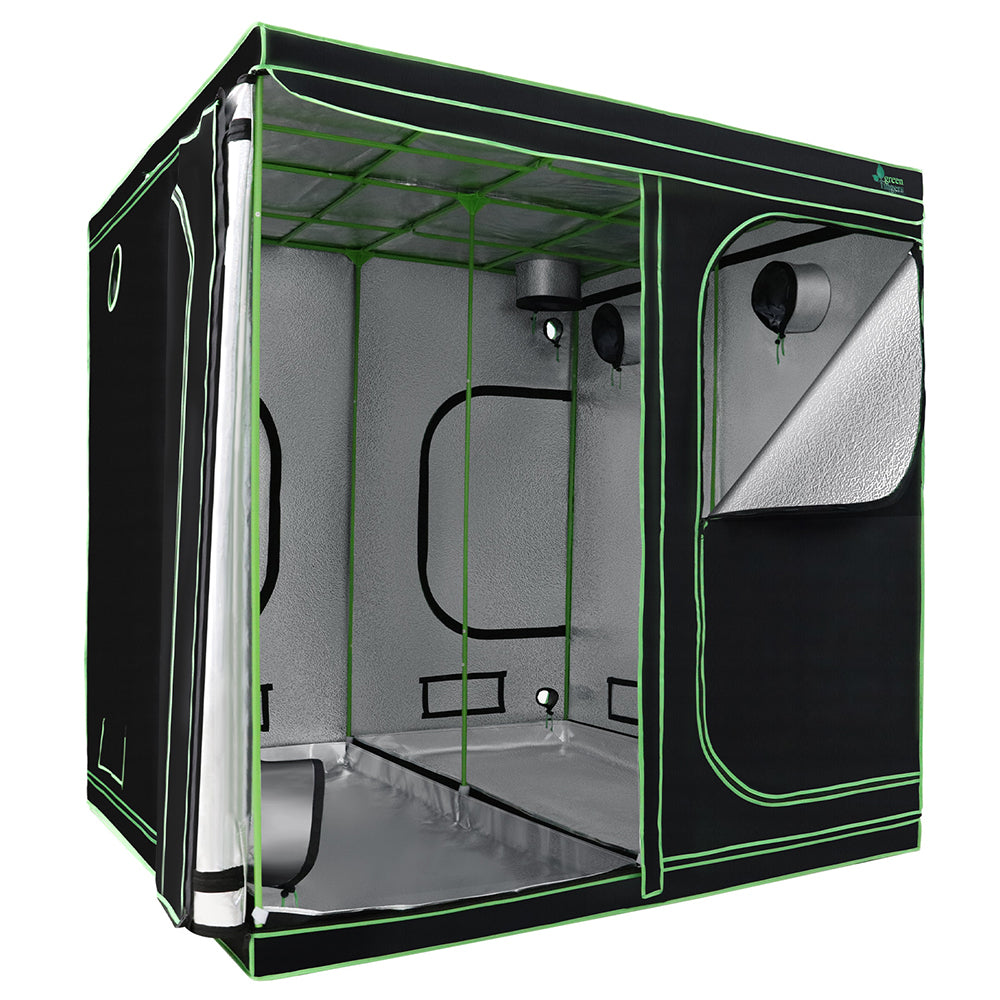 Greenfingers 200x200x200CM Hydroponics Grow Tent Black/Green