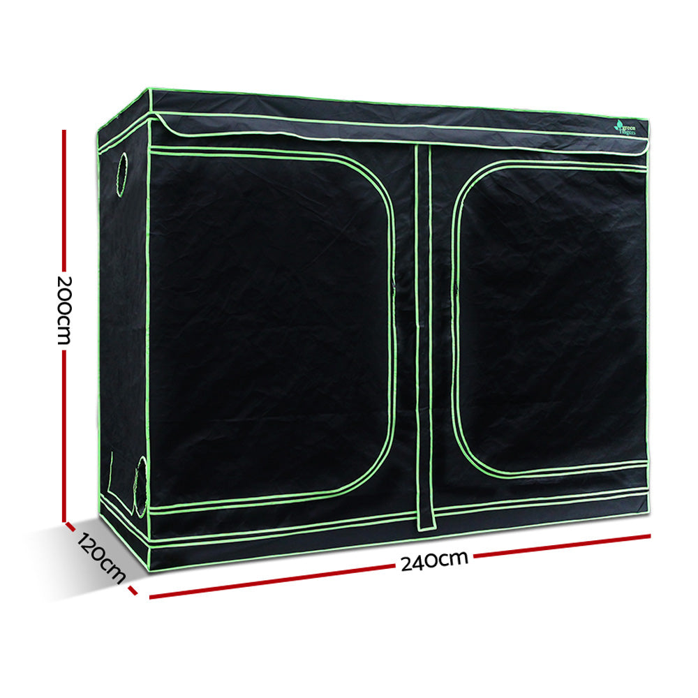 Green Fingers Hydroponics Grow Tent 240x120x200CM Indoor Plant Room System