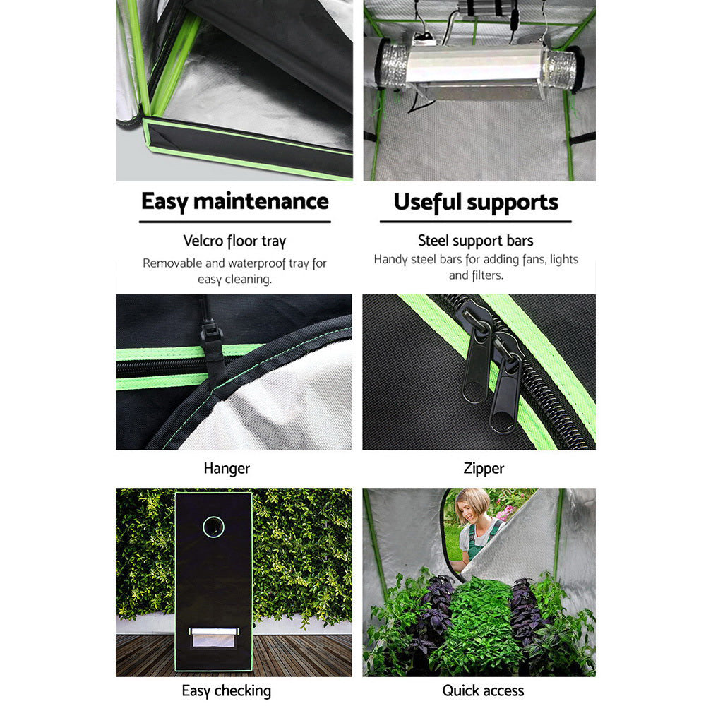 Green Fingers Hydroponics Grow Tent 240x120x200CM Indoor Plant Room System