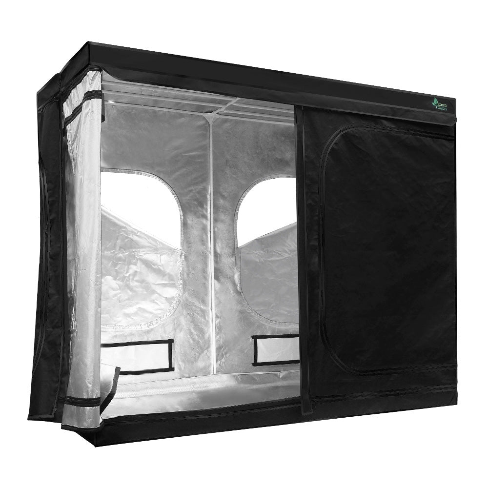 Greenfingers 2.4m x 1.2m Hydroponics Grow Tent Kit Black