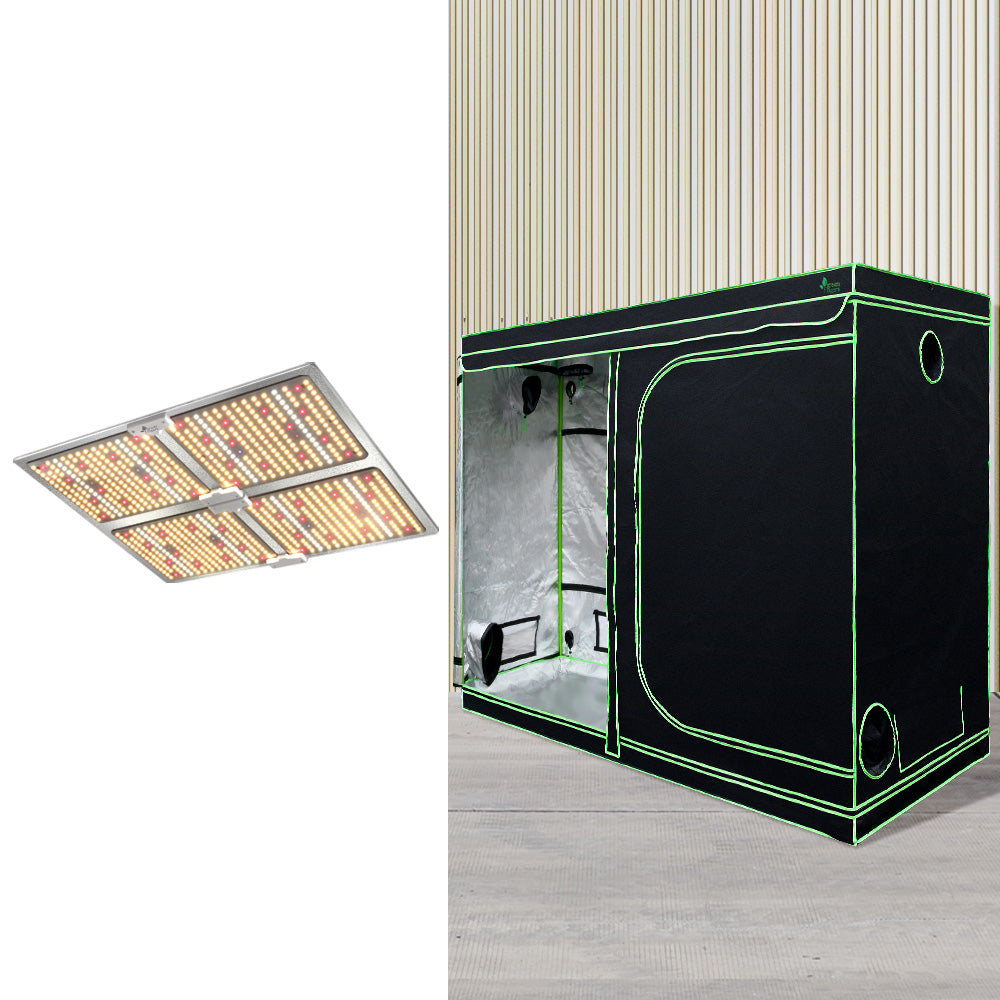 Green Fingers 2.4M Grow Tent Kit 4500W LED Full Spectrum