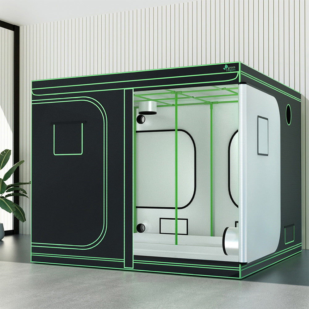 Greenfingers 240x240x200cm Hydroponics Grow Tent Kit Black