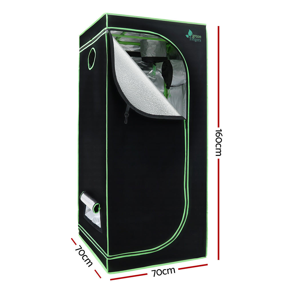 Greenfingers 70x70x160CM Hydroponics Grow Tent 1680D Indoor Plant System