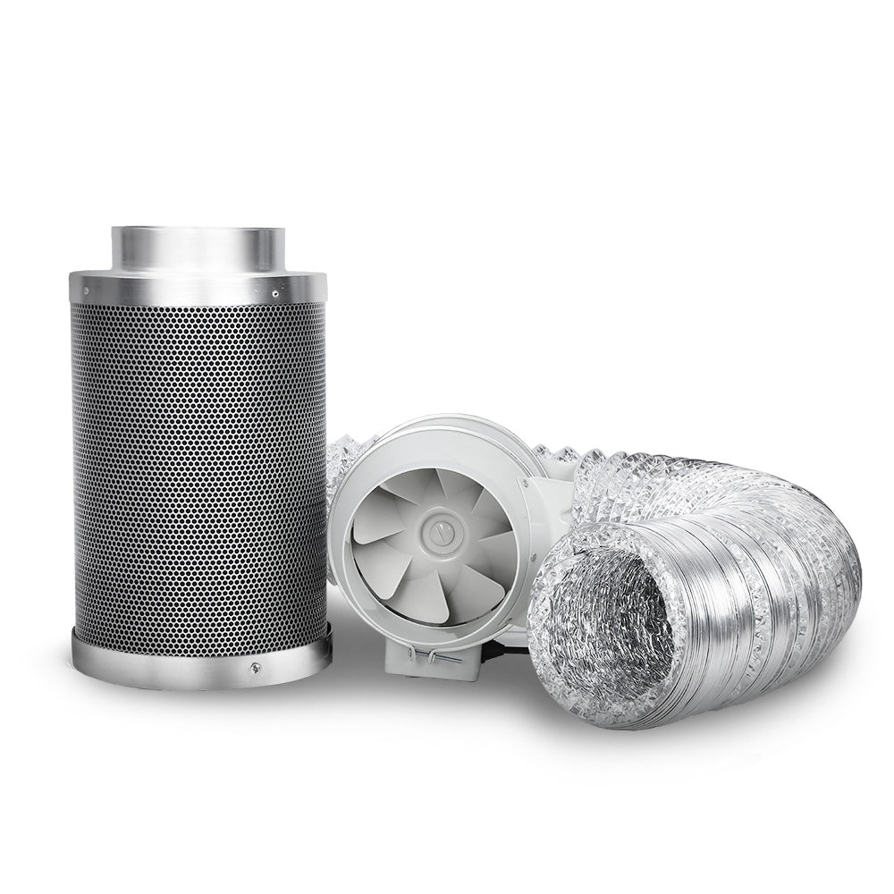 Greenfingers 6" Grow Tent Ventilation Kit with Fan and Carbon Filter