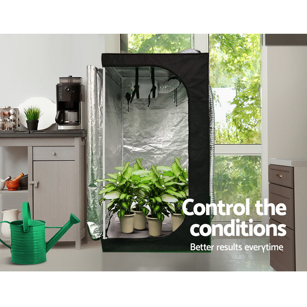 Green Fingers 4" Hydroponics Ventilation Kit Fan Carbon Filter Duct