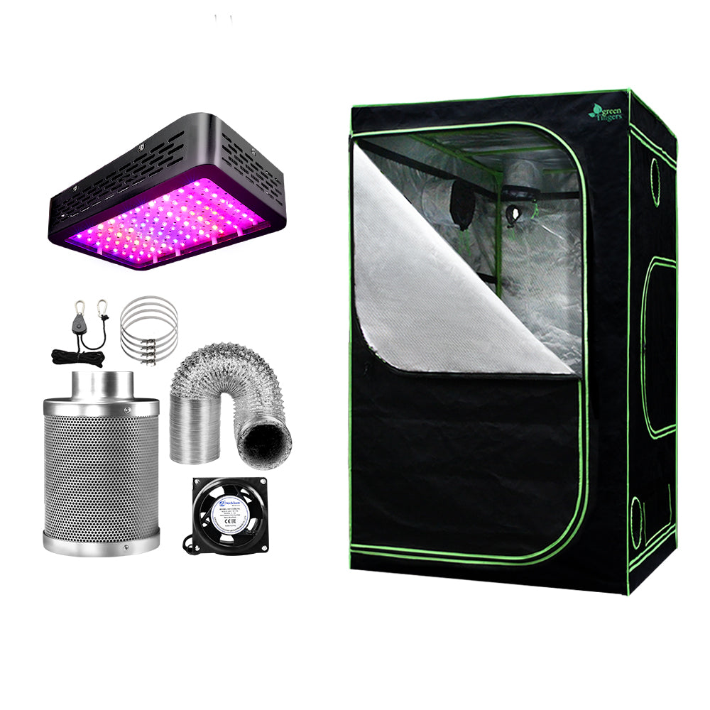 Green Fingers Grow Tent Light Kit 120x120x200cm 1000W LED