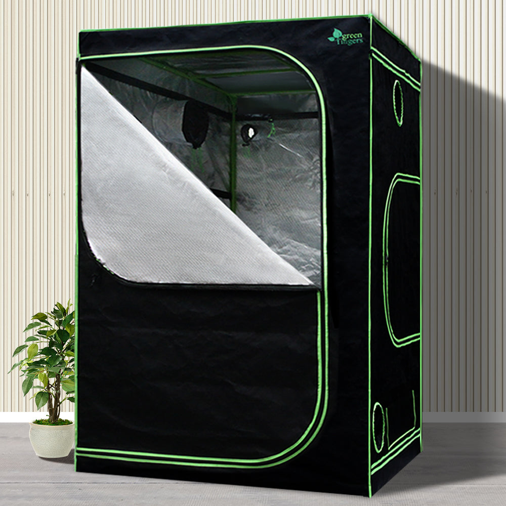 Green Fingers 150x150x200cm Grow Tent Kit 1000W LED Full Spectrum 4" Vent Fan