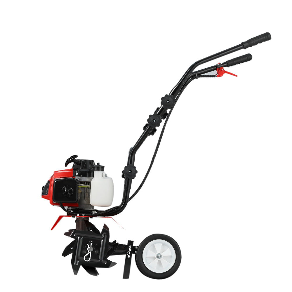 Giantz 88CC Garden Tiller Cultivator 4-Blade Rotary Hoe