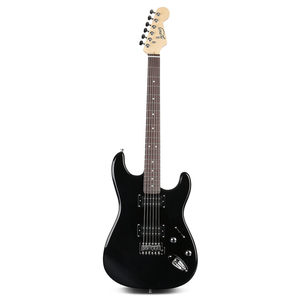 Alpha 41" Electric Guitar Humbucker Skull Pattern + 20W Amplifier Combo