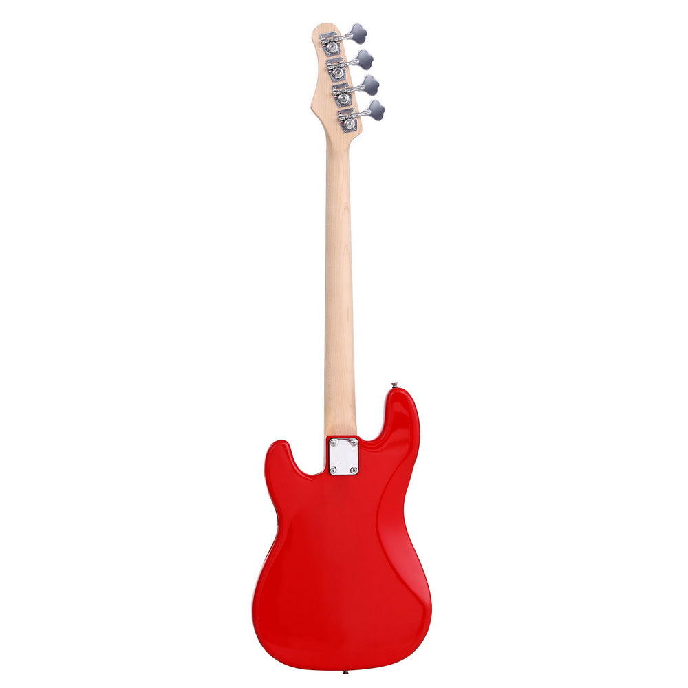 Alpha 47" Electric Bass Guitar Red