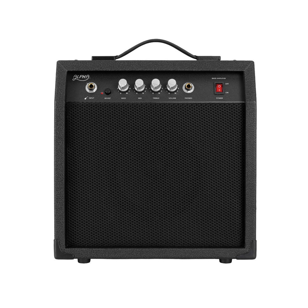 Alpha 40W Bass Guitar Amplifier Portable Black