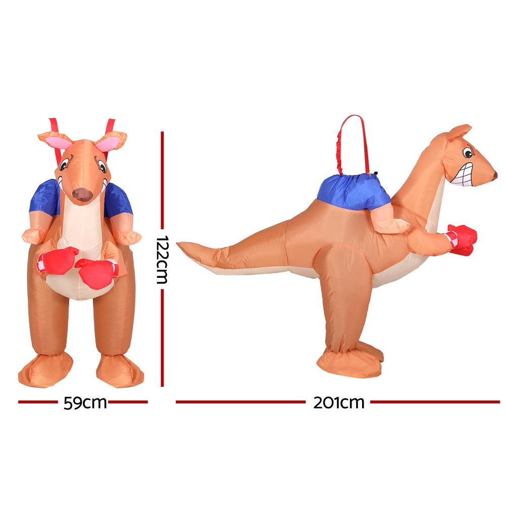 Kangaroo Inflatable Costume Adult Unisex Party Fancy Dress