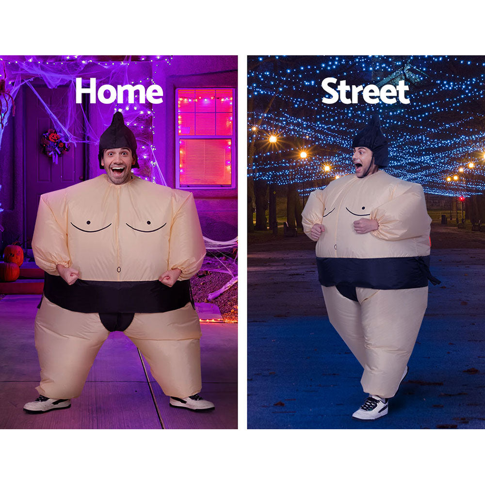 Sumo Inflatable Costume 1.5m Adult Unisex Halloween Cosplay
