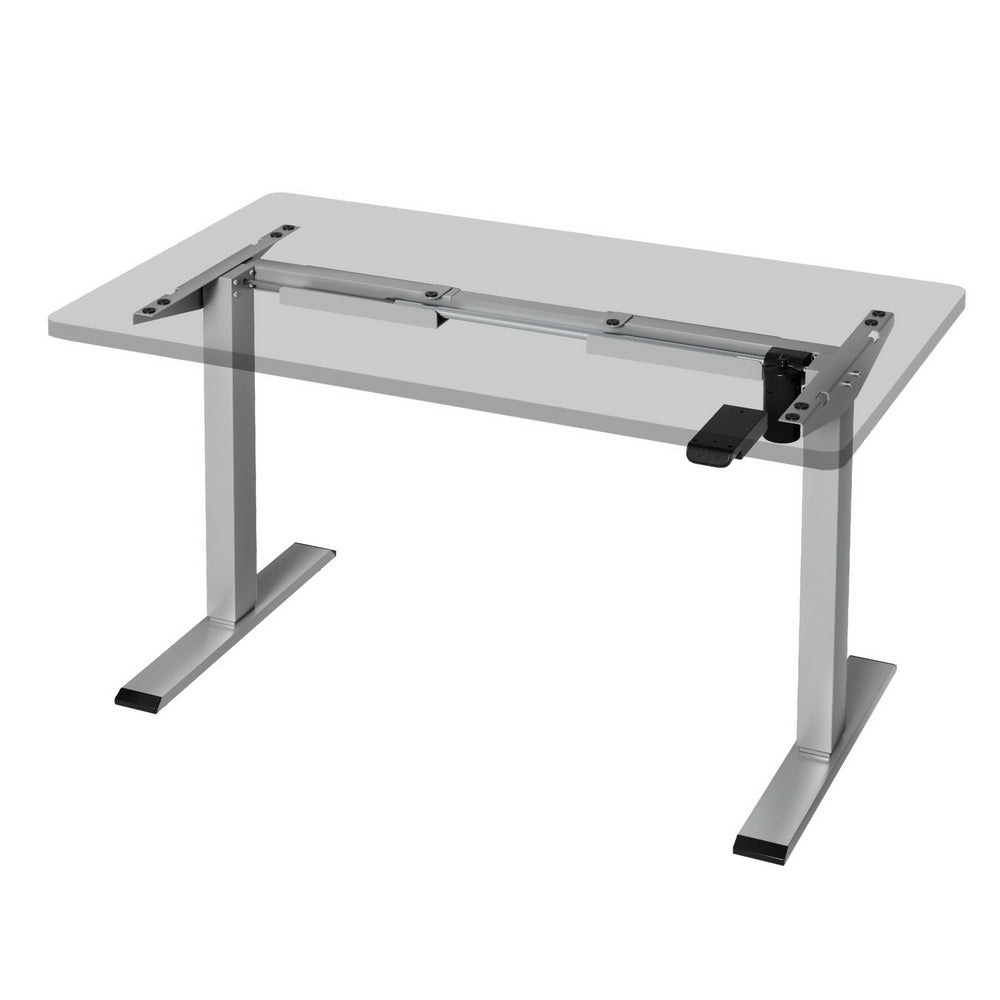 Artiss Electric Desk Frame Height Adjustable 70KG Load Grey