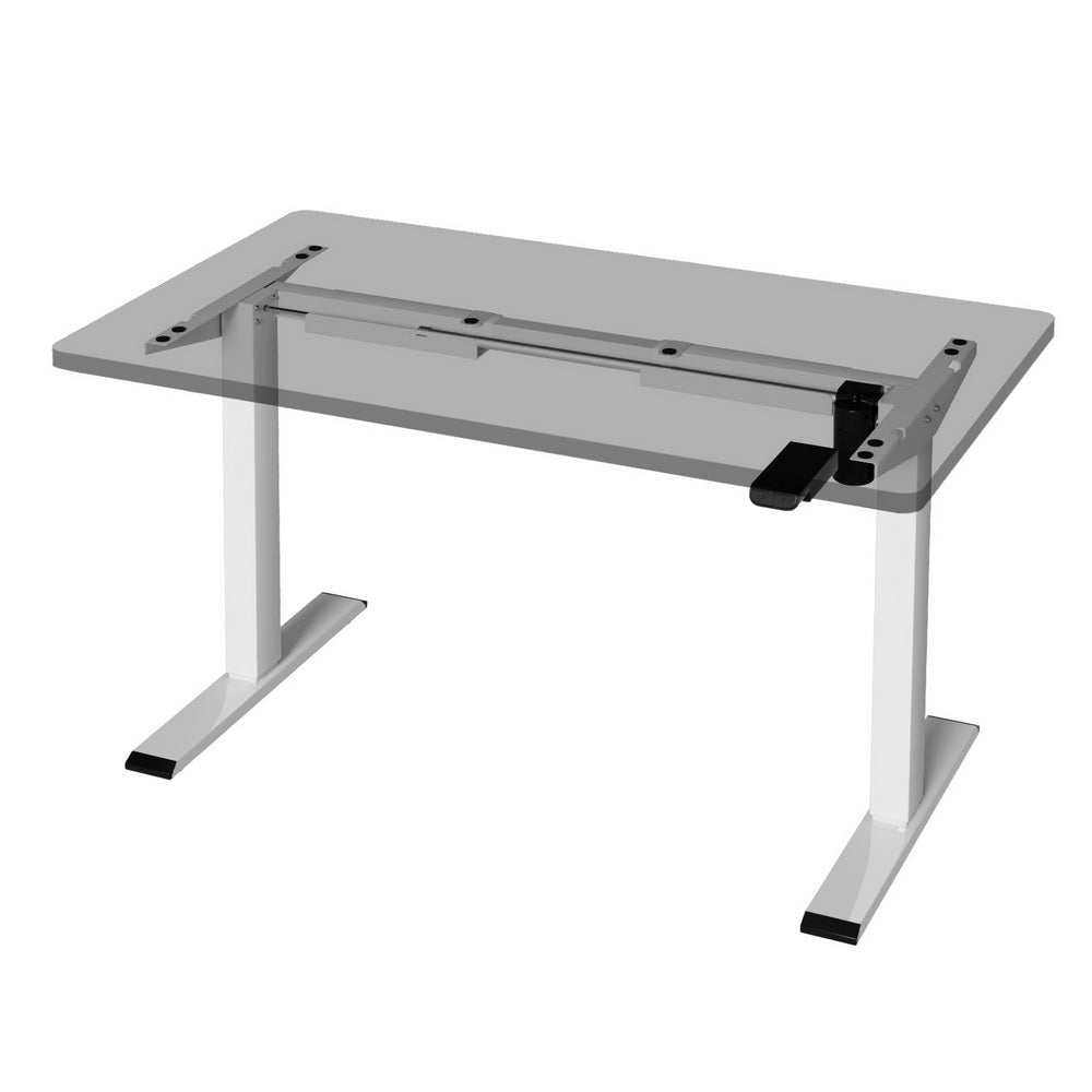 Artiss Motorised Desk Frame Height Adjustable 70KG Load White