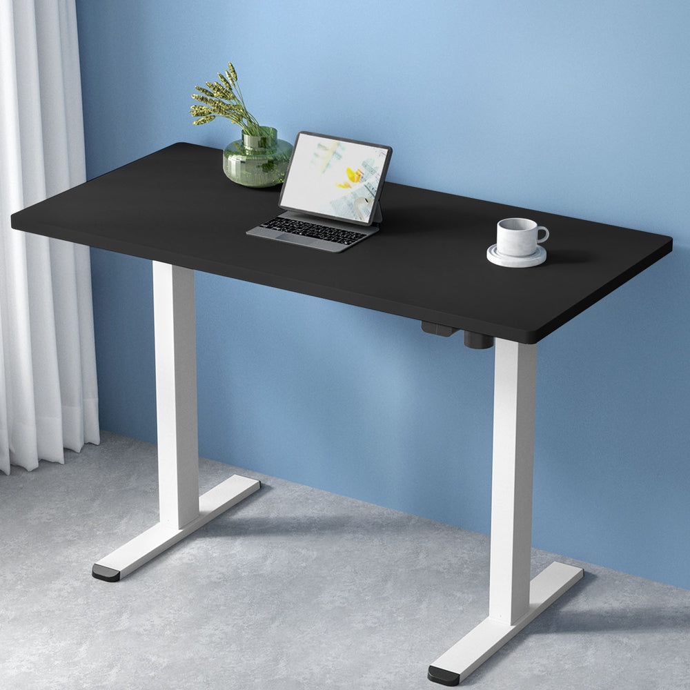 Artiss Motorised Standing Desk Sit Stand 140cm Black