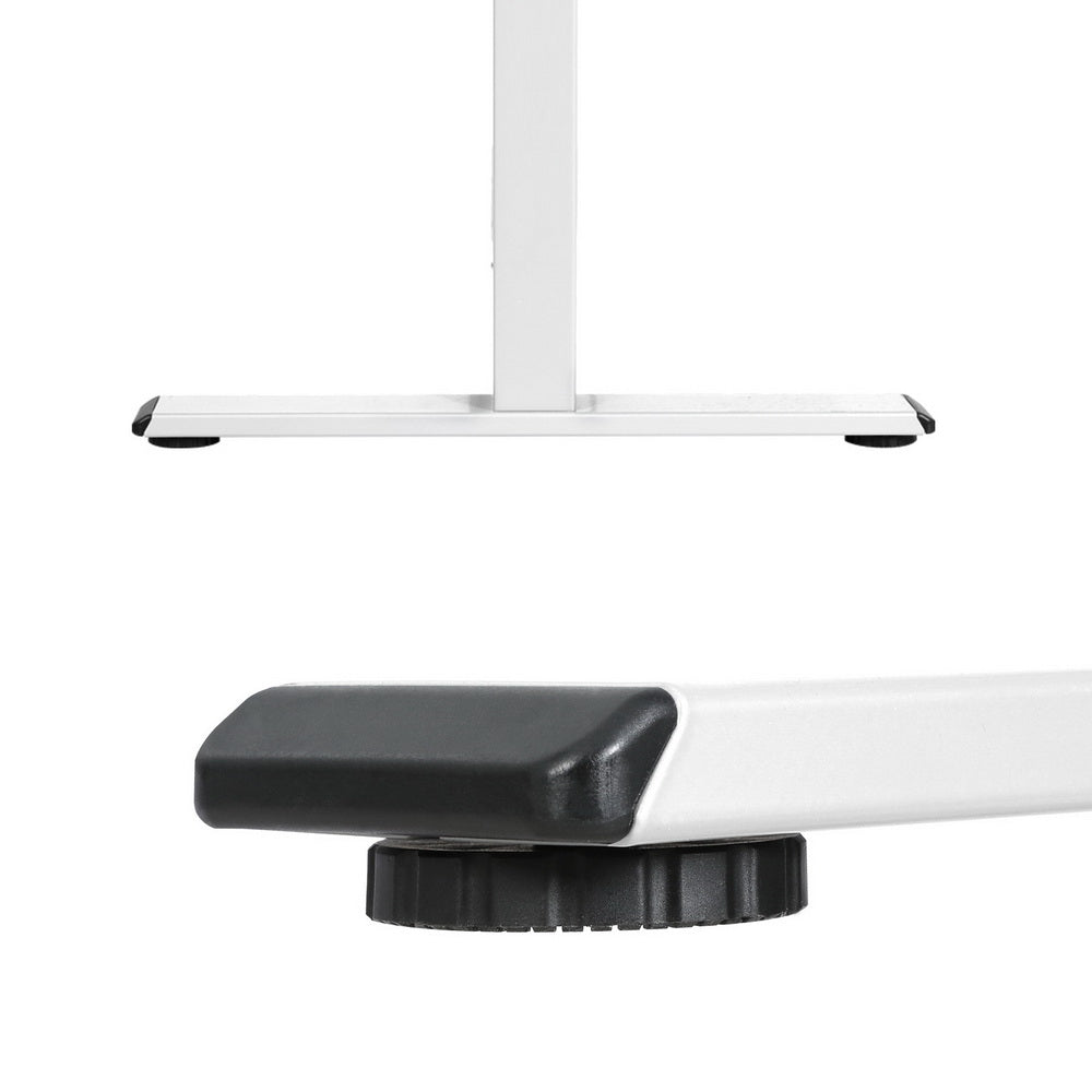 Artiss 120CM Motorised Standing Desk Dual-Motor Adjustable White