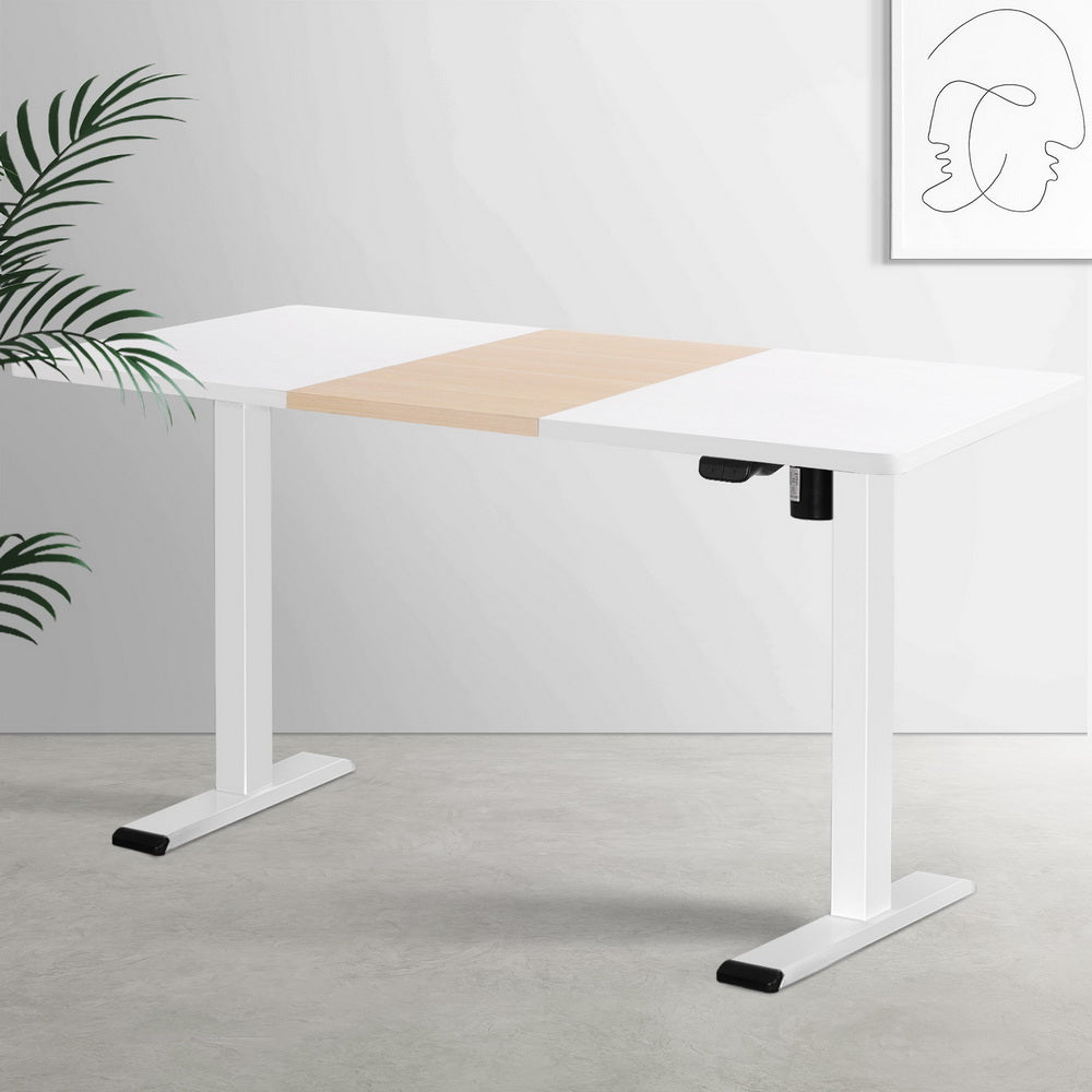 Artiss 140CM Electric Standing Desk Dual-Motor Adjustable White