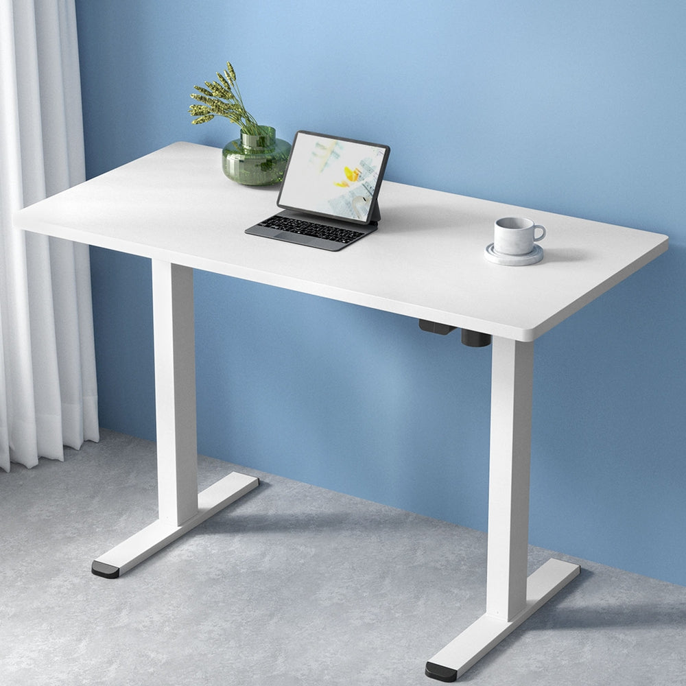 Artiss Motorised Standing Desk Sit Stand 140CM White