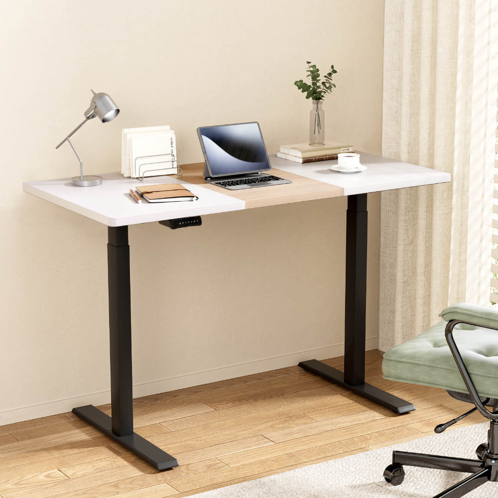 Artiss 120CM Motorised Standing Desk Dual Motor Black