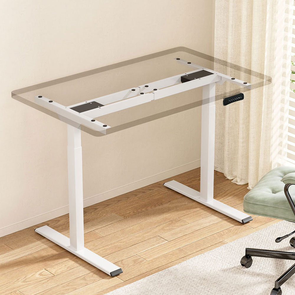 Artiss Dual Motor Standing Desk Frame Motorised White