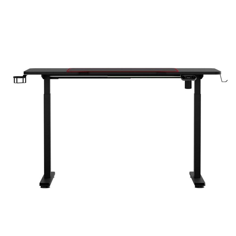 Artiss 140CM Motorised Standing Gaming Desk Black
